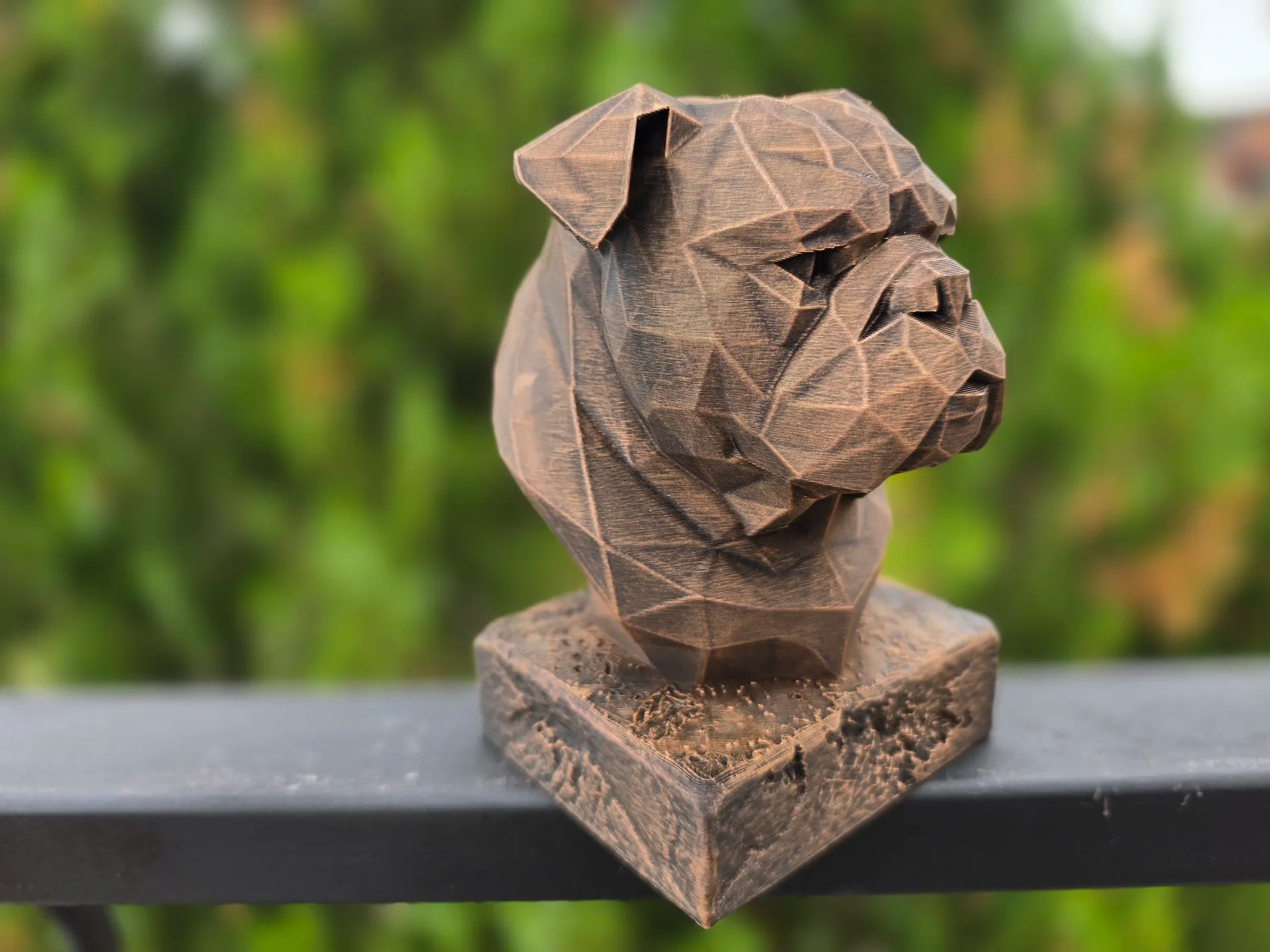 İNGİLİZ BULLDOG POLİGONLU BÜST