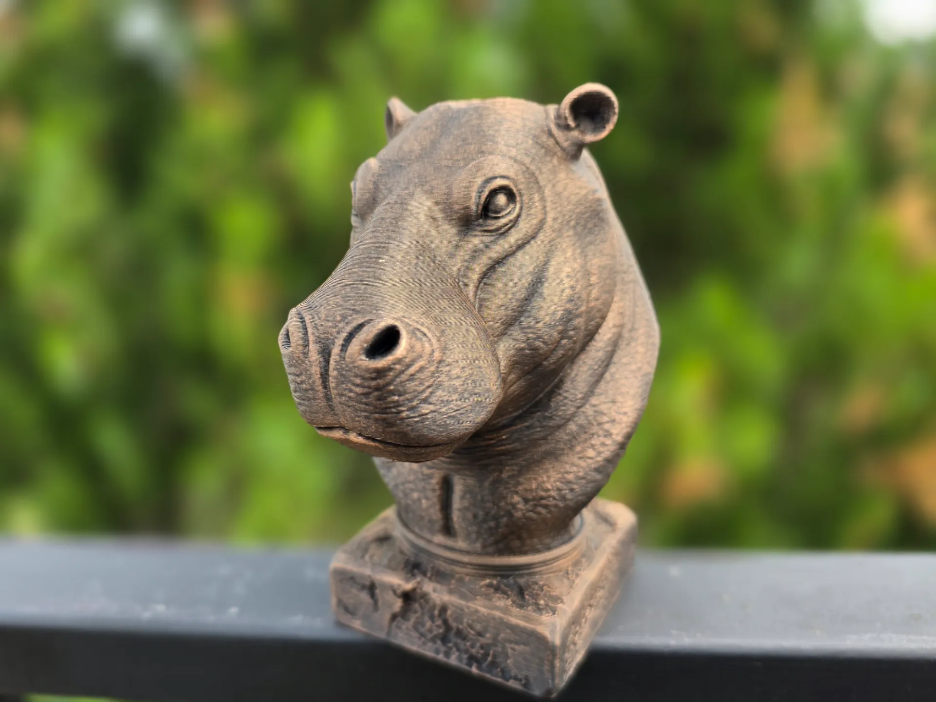 SU AYGIRI & HİPOPOTAM BÜSTÜ