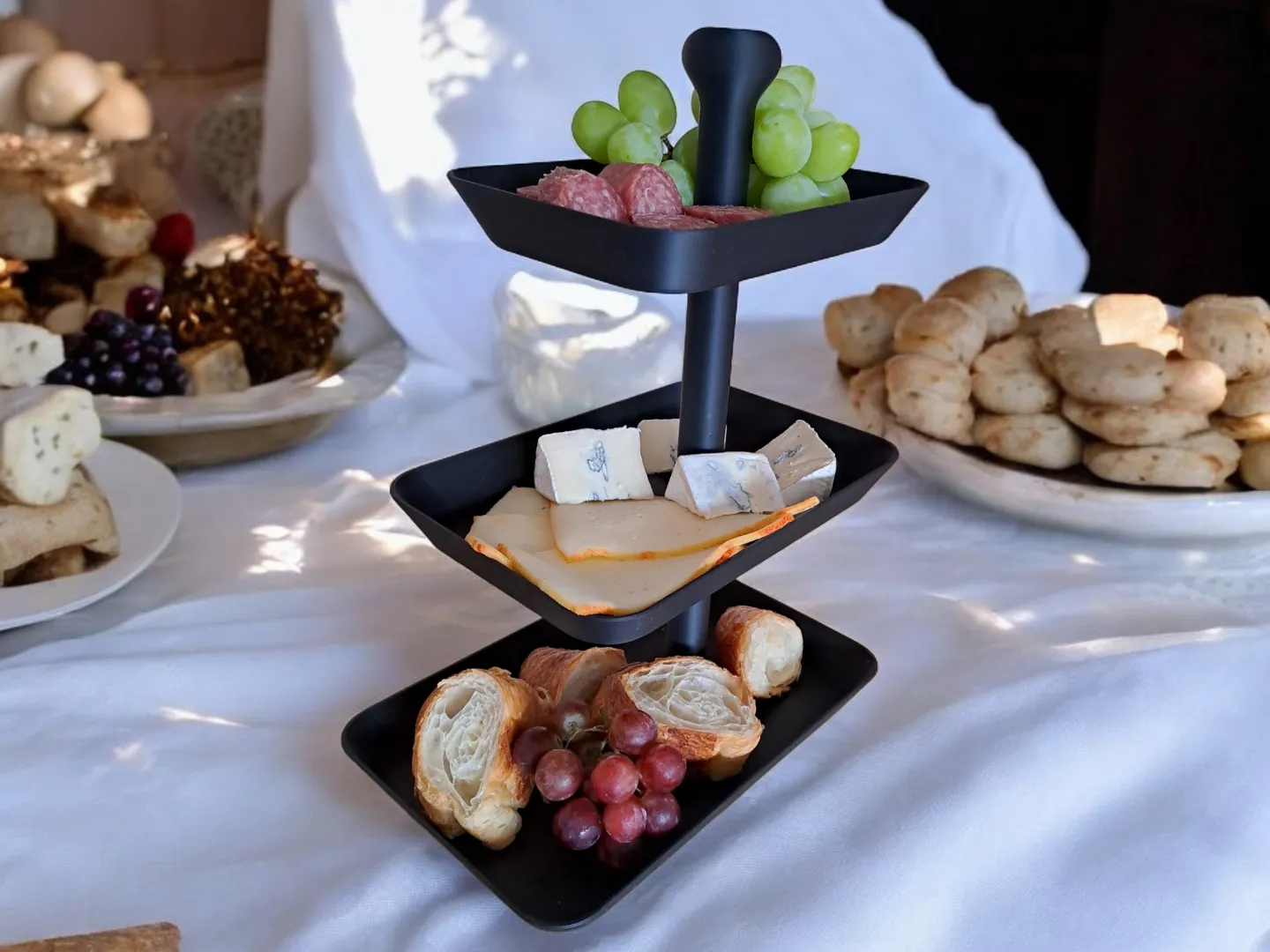  Üç Katlı Servis Tepsisi 