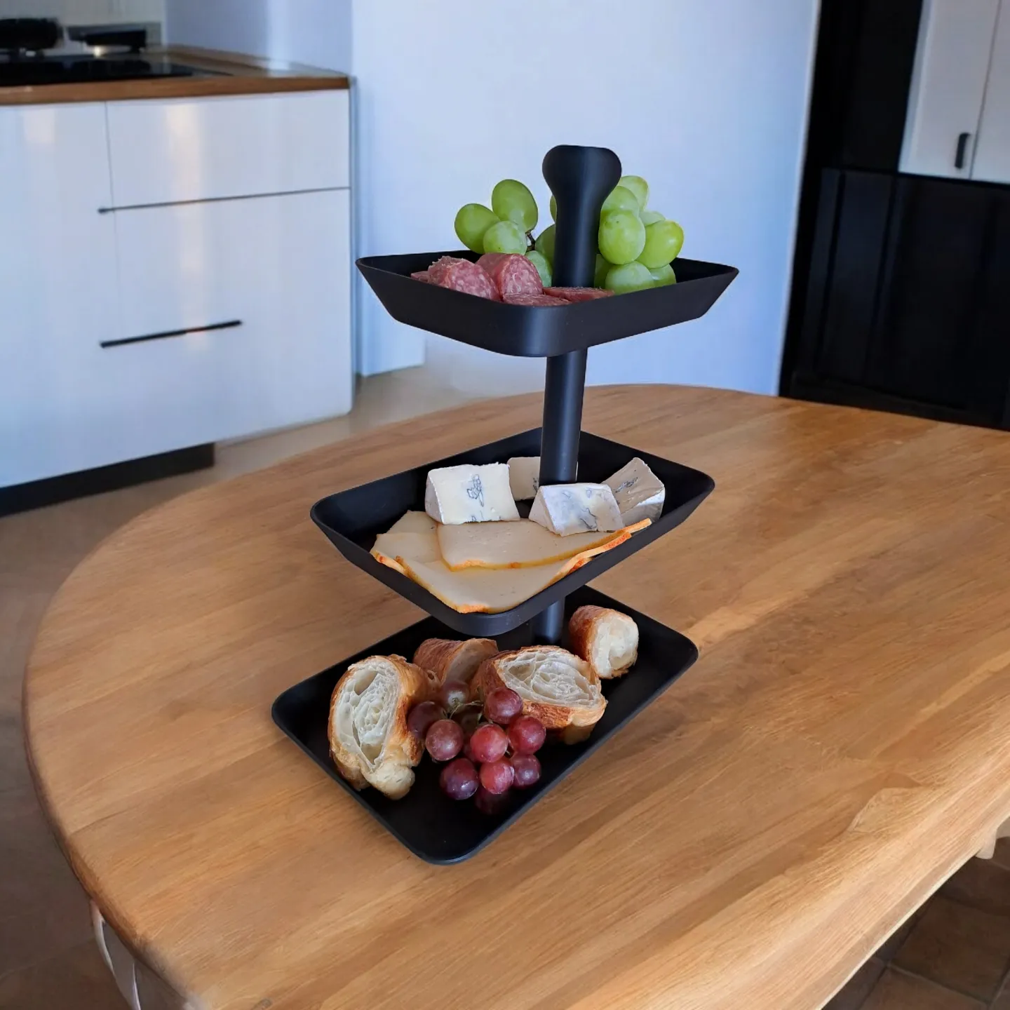  Üç Katlı Servis Tepsisi 