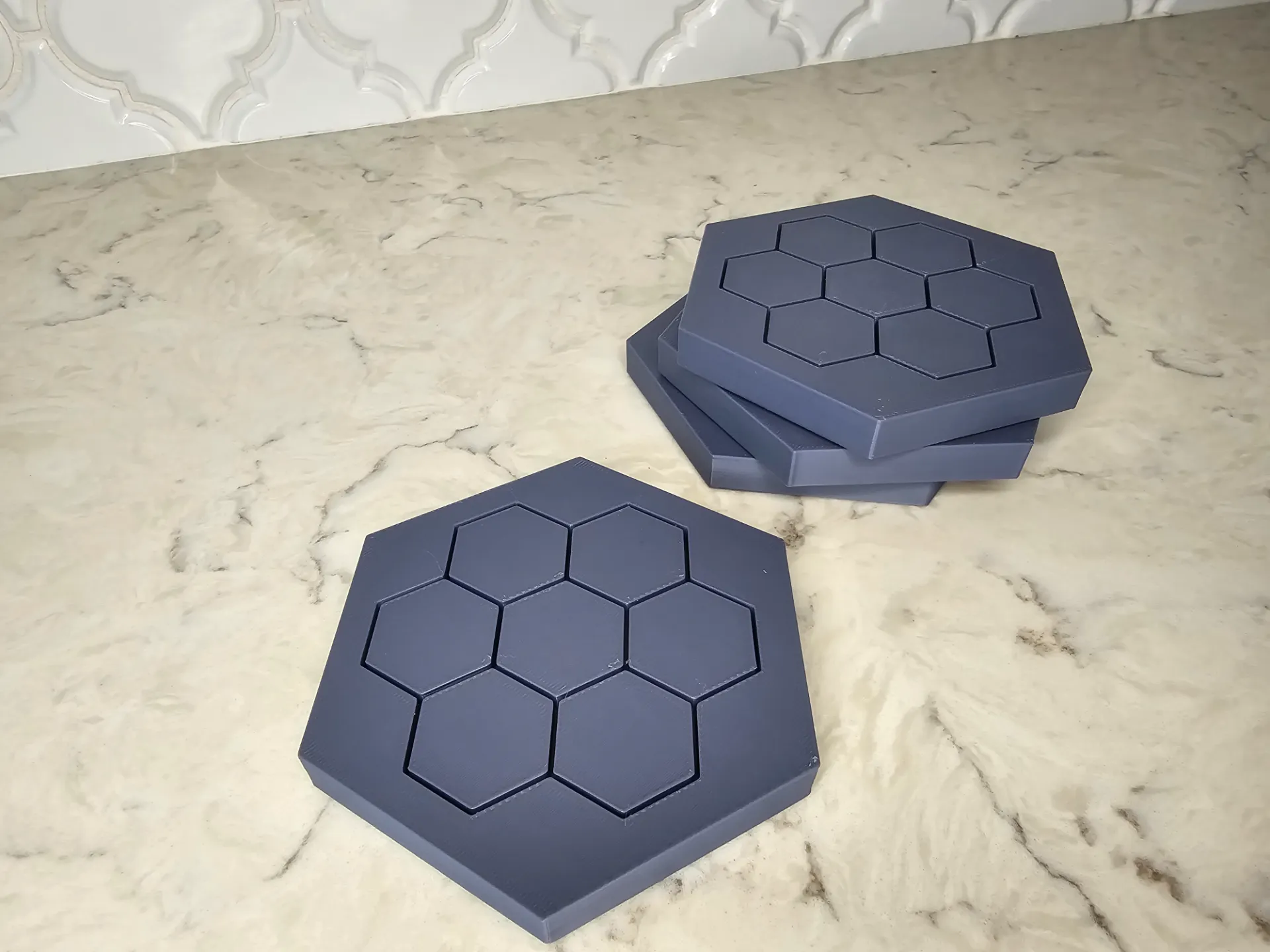 Altıgen Bardak Altlığı